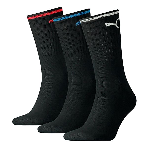 PUMA Sportsocken "PUMA UNISEX STRIPED CREW SOCK 3P", (3 Paar), Komfort-Bund günstig online kaufen