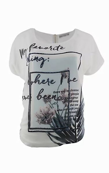 Passioni Print-Shirt Sommer-T-Shirt mit Grafikdruck günstig online kaufen