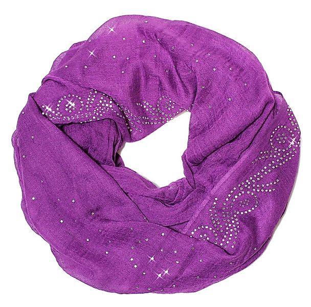 dy_mode Loop Großer Loopschal mit Glitzer Schlauchschal Rundschal Unifarbe, günstig online kaufen