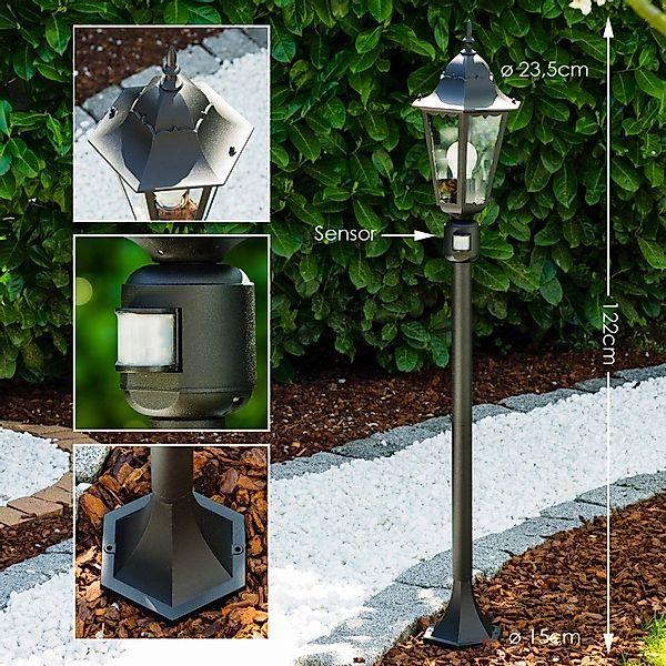 hofstein Außen-Stehlampe »Riano« Außenstehleuchte mit Bewegungsmelder, günstig online kaufen