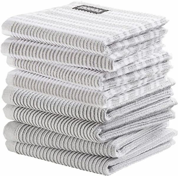 DDDDD Spültuch »Basic-Classic« Combiset: 4 Basic & 4 Classic günstig online kaufen