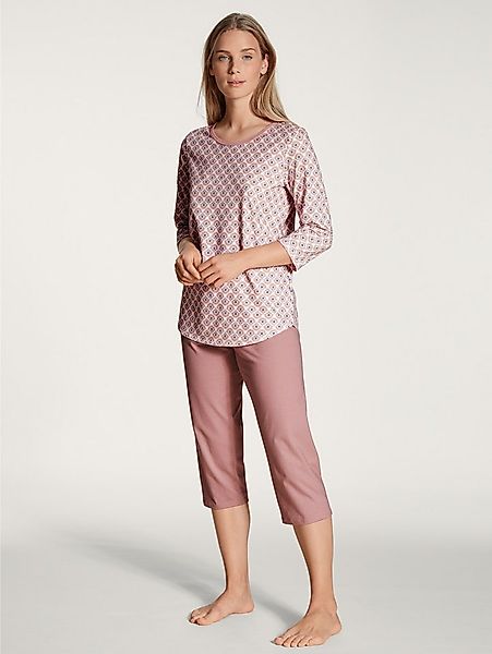 CALIDA Capri-Pyjama Lovely Nights (2 tlg) mit modern Fit günstig online kaufen
