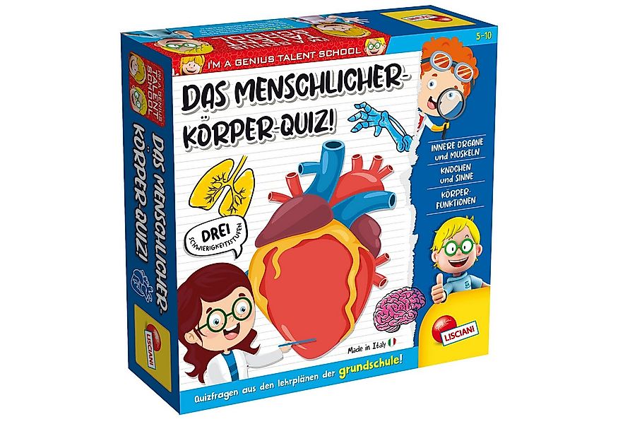 Lisciani Lernspielzeug Das Menschlicher-Körper-Quiz günstig online kaufen