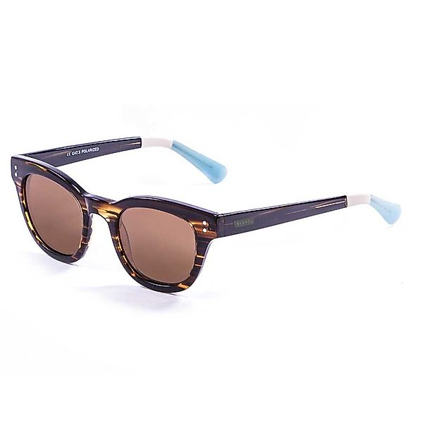 Lenoir Eyewear Croisette Sonnenbrille Frame Brown/CAT3 Blue And White In Th günstig online kaufen