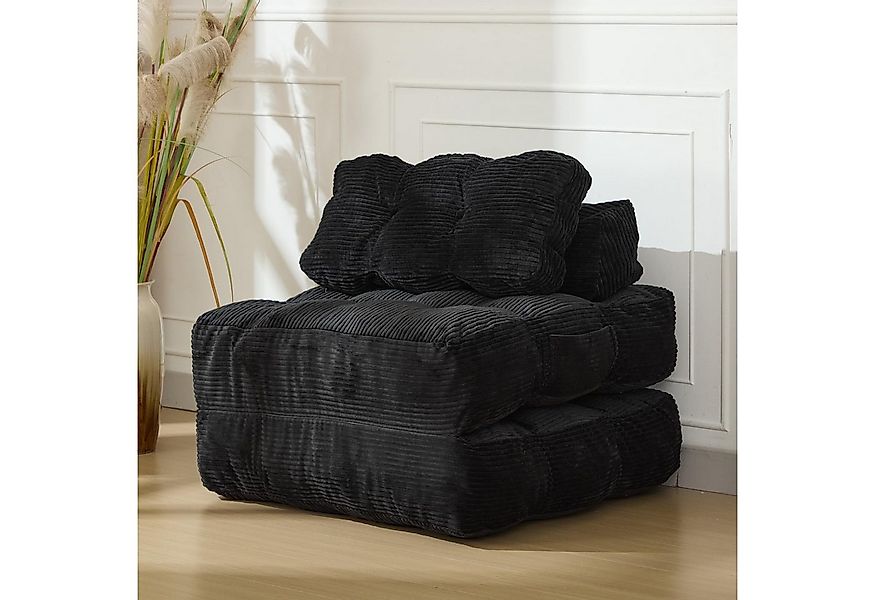 GarveeMore Schlafsofa Klappbares Schlafsofa Cabriolet Schlafsofa mit Kissen günstig online kaufen