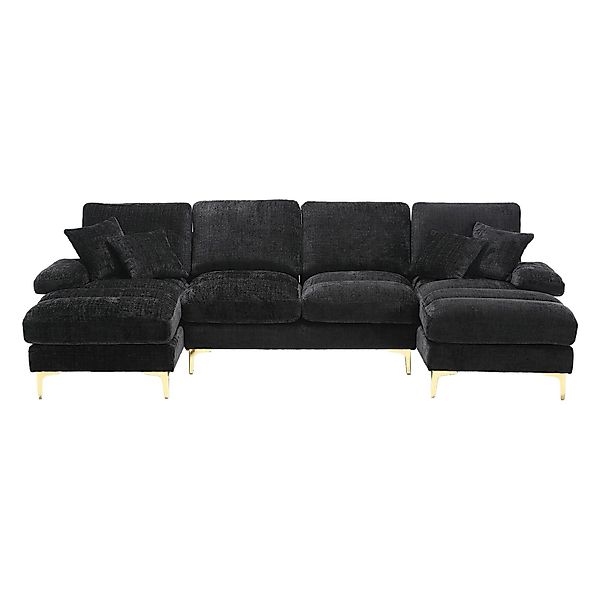 LVHOM Loungesofa mit Ottomane, 272x136x88 cm günstig online kaufen
