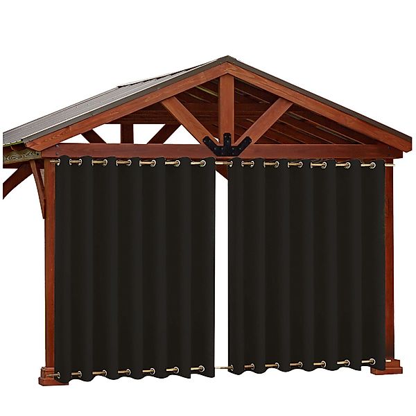 Rosnek Outdoorgardine Extra groß, wasserdicht, Verdunkelung, günstig online kaufen