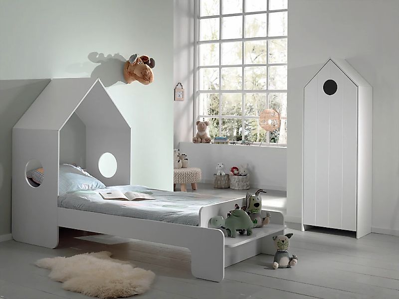 Vipack Jugendzimmer-Set "Casami", (Set, 2 tlg., Hausbett, Schrank), Bett in günstig online kaufen