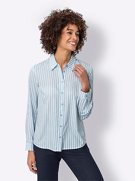 Sieh an! Klassische Bluse Hemdbluse günstig online kaufen