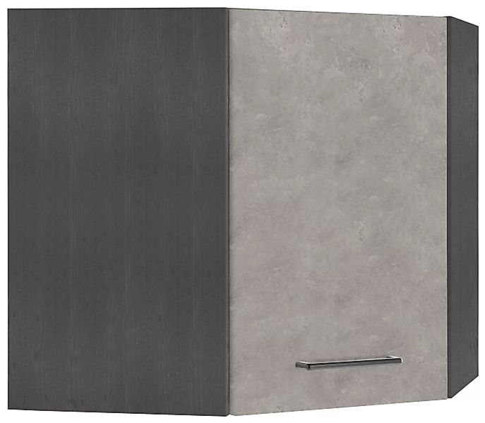 HELD MÖBEL Eckhängeschrank "Tulsa", 60 cm breit, 1 Tür, schwarzer Metallgri günstig online kaufen