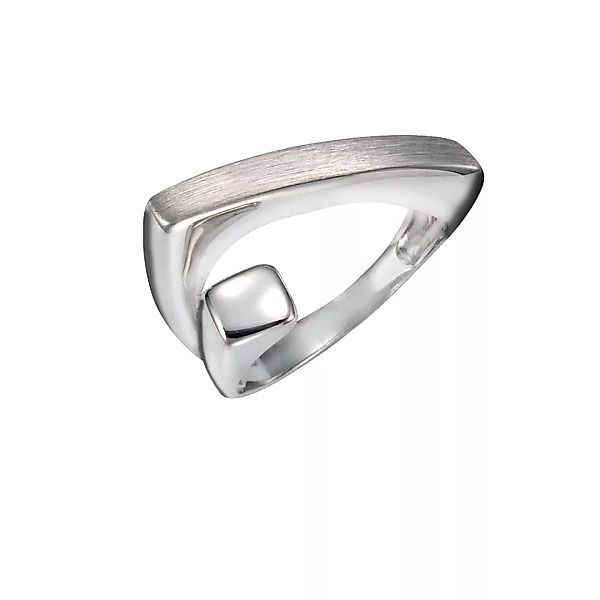 Vivance Fingerring "925 Silber rhodiniert 13,5mm breit" günstig online kaufen