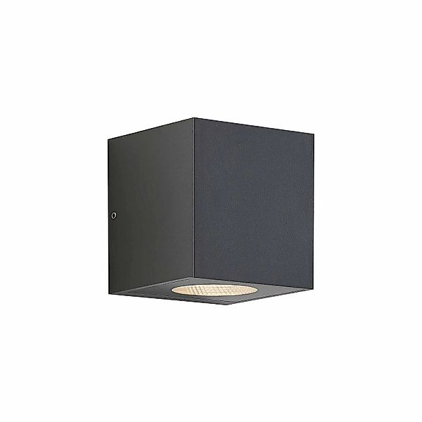 Arcchio LED Wandleuchte Außen Tassnim 9616190 Modern in Schwarz aus Alumini günstig online kaufen