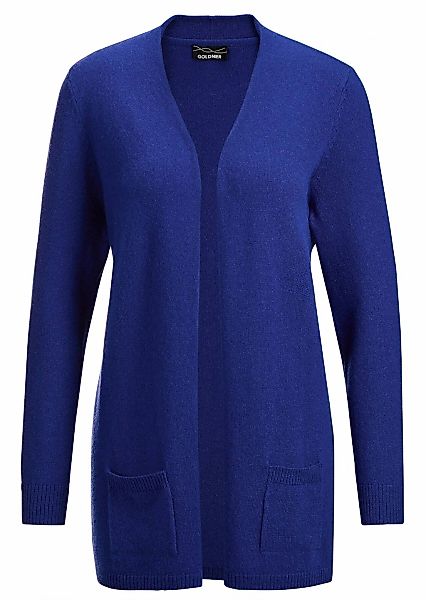 GOLDNER Strickjacke "Kurzgröße Langarm Feinstrick-Cardigan" Ohne günstig online kaufen