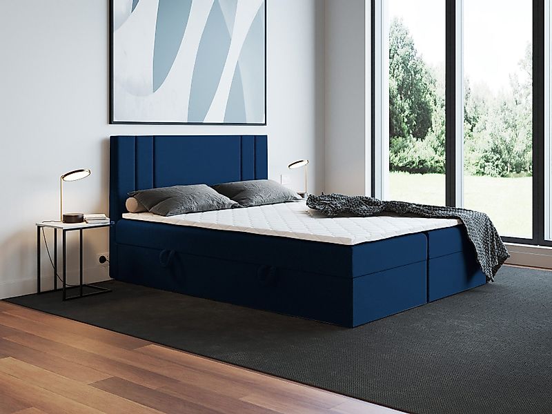 Godre Boxspringbett mit Bettkasten Nardo 180x200 günstig online kaufen
