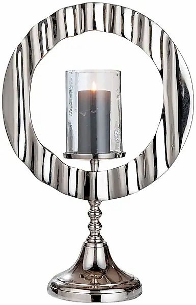 Casablanca by Gilde Windlicht »Kerzenleuchter Circulus silber« günstig online kaufen