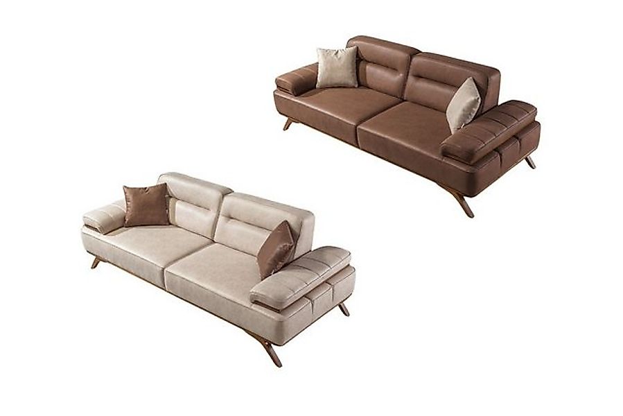 Villa Möbel Polstergarnitur Andorra, (Set, 2-tlg), mit Relax-/Bettfunktion günstig online kaufen