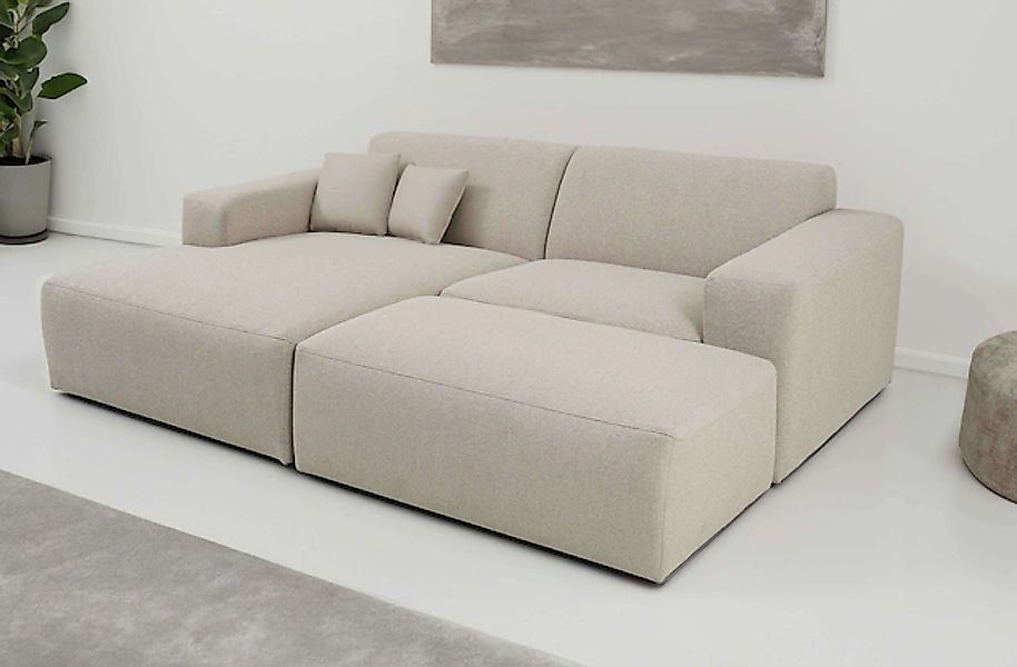 OTTO home Ecksofa »Koa,228cm, L-Form, Modulsofa, Webstoff, Cord, Struktur, günstig online kaufen