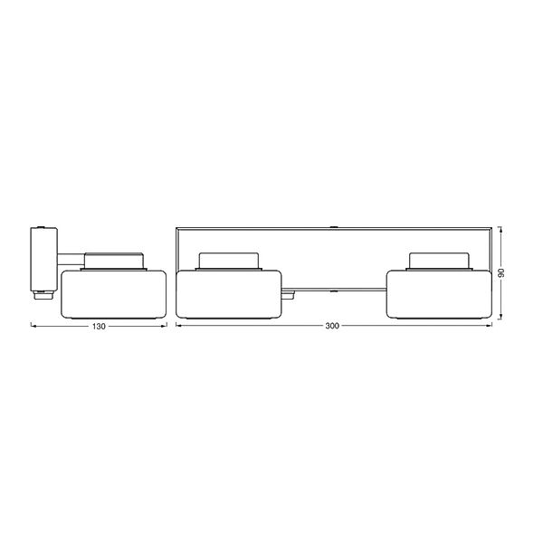 LEDVANCE LED-Wandleuchte Orbis Flame, 2-fl., chrom, IP44 günstig online kaufen