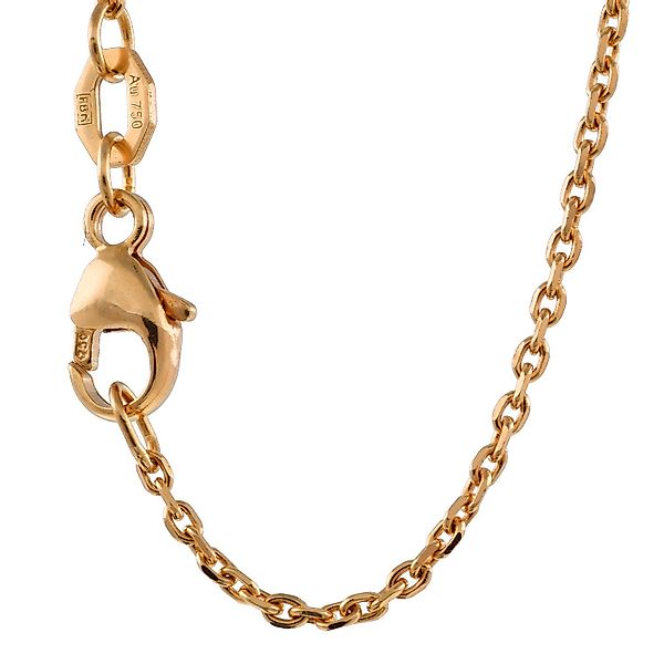 HOPLO Goldkette Ankerkette diamantiert Länge 36cm günstig online kaufen