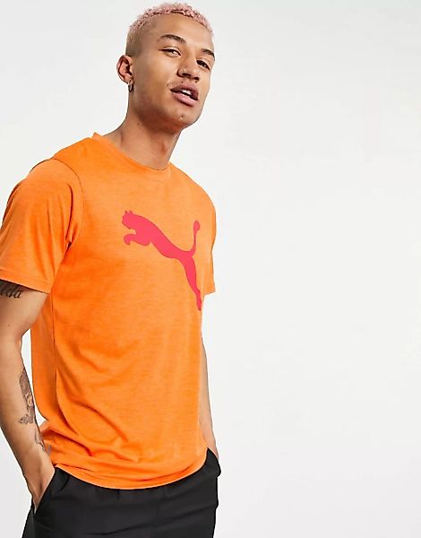 Puma Training – T-Shirt mit Logo in Orange günstig online kaufen