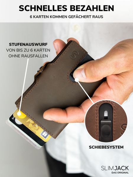 SLIMJACK Mini Geldbörse Herren - echt günstig online kaufen