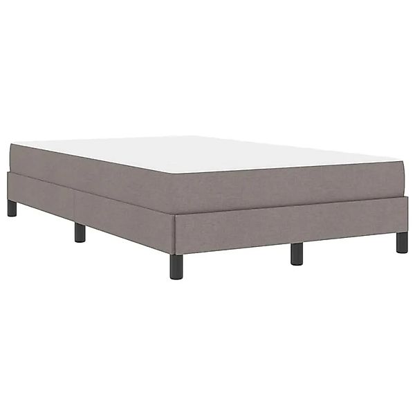 vidaXL Boxspringbett mit Matratze Taupe 120 x 200 cm Stoff 3398483 günstig online kaufen