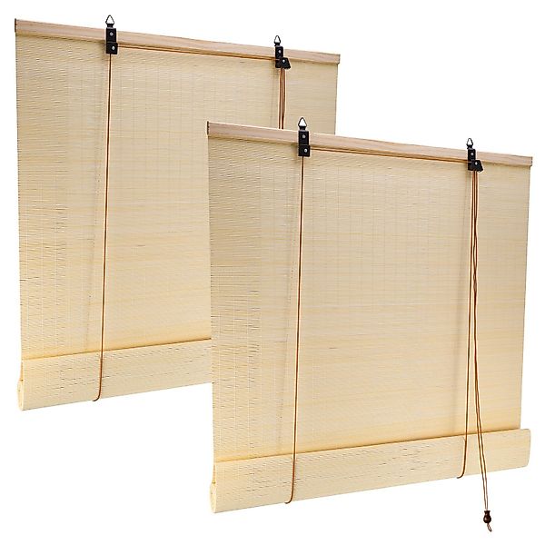 Seitenzugrollo Bambusrollo Raffrollos aus Bambus Sonnenschutz günstig online kaufen