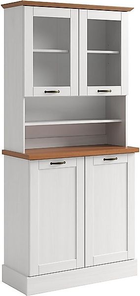 Home affaire Küchenbuffet Teramo Breite/Höhe 86/181 cm, mit Metallgriffen günstig online kaufen