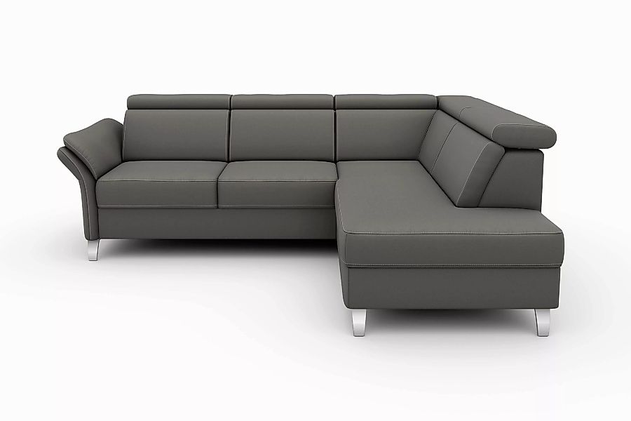 sit&more Ecksofa »Vincenzo L-Form«, inklusive Kopfteilverstellung, wahlweis günstig online kaufen