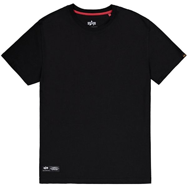 Alpha Industries  T-Shirt Label Backprint T-Shirt - black/black günstig online kaufen