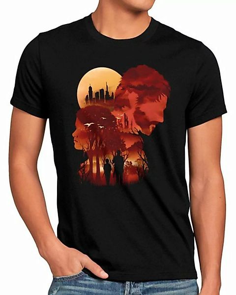 style3 Print-Shirt Herren T-Shirt Sunset Cure the last of us tv videospiel günstig online kaufen