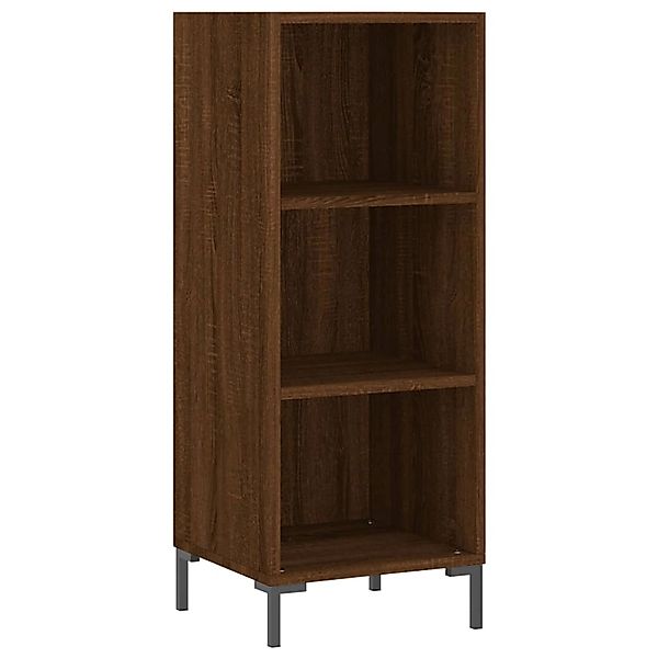 vidaXL Sideboard Braun Eichen-Optik 34,5x32,5x90 cm Holzwerkstoff 828739 günstig online kaufen