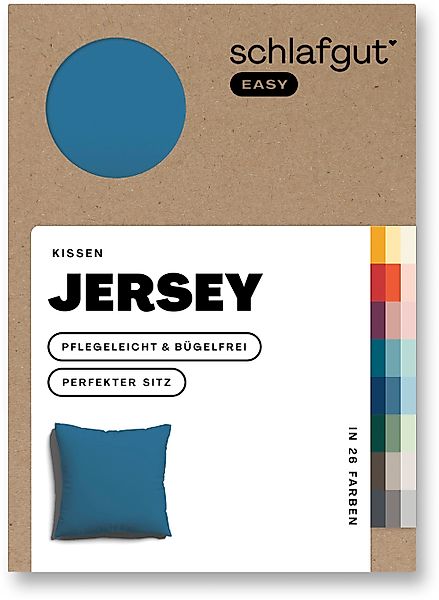 Schlafgut Kissenbezug »EASY Jersey«, (1 St.), Kissenhülle mit Reißverschlus günstig online kaufen