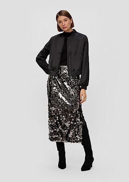 s.Oliver Midirock Rock Paillettenrock mit Schlitz günstig online kaufen