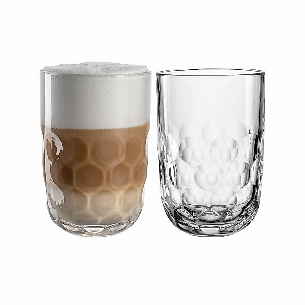 LEONARDO Latte-Macchiato-Glas "Latte Macchiato Gläser (1) Gocce 390 ml 2er günstig online kaufen