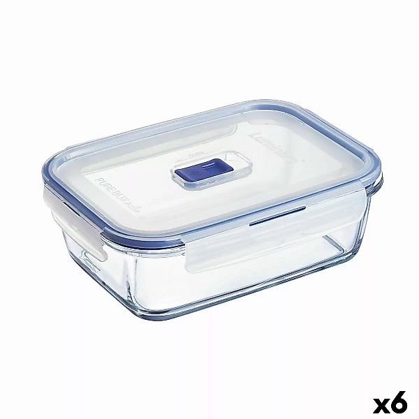 Lunchbox Hermetisch Luminarc Pure Box Active 19 X 13 Cm 1,22 L Zweifarbig G günstig online kaufen