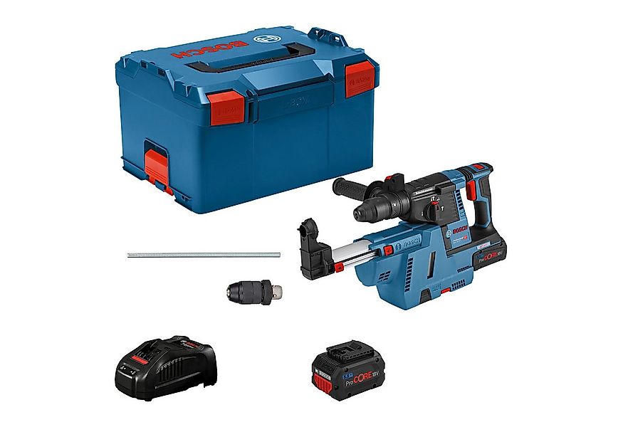 Bosch Professional Akku-Bohrhammer »GBH 18V-26F«, Inkl. 2x Akkus 5,5Ah und günstig online kaufen