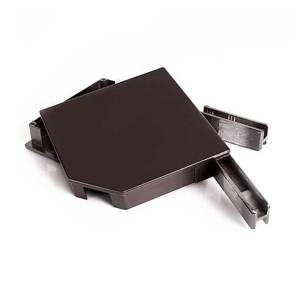 Avosdim Alu Blendkappen 45 Grad 150mm Braun Ral 8019 günstig online kaufen