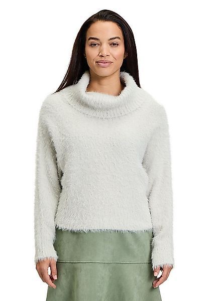 Cartoon Strickpullover Damen mit Turtle Neck (1-tlg) Rippbündchen günstig online kaufen