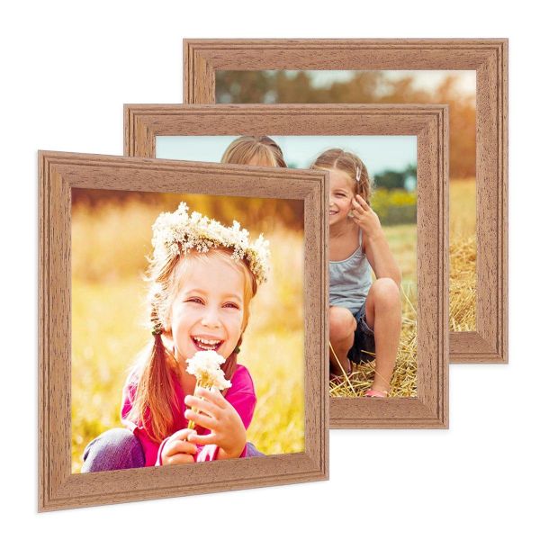 PHOTOLINI Bilderrahmen 3er Set im Landhaus-Stil günstig online kaufen