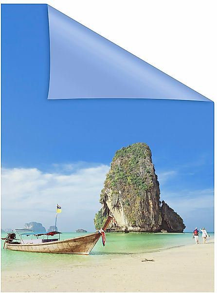 LICHTBLICK ORIGINAL Fensterfolie »Thailand« 1 Stk. blickdicht strukturiert günstig online kaufen