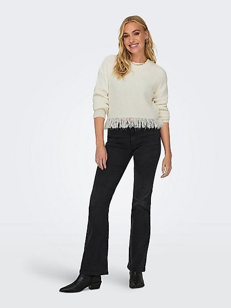ONLY Strickpullover JOANNA (1-tlg) Fransen günstig online kaufen