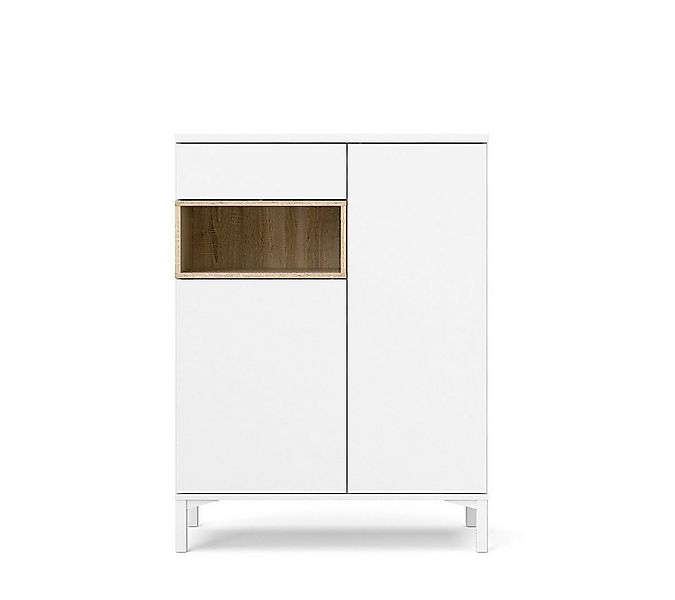 ebuy24 Sideboard Ringe Sideboard 2 Türen, 1 Schublade und 1 Fach, w günstig online kaufen