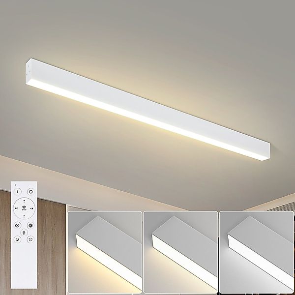 Nettlife Deckenleuchten Schwarz Dimmbar Modern 107/53/80CM günstig online kaufen