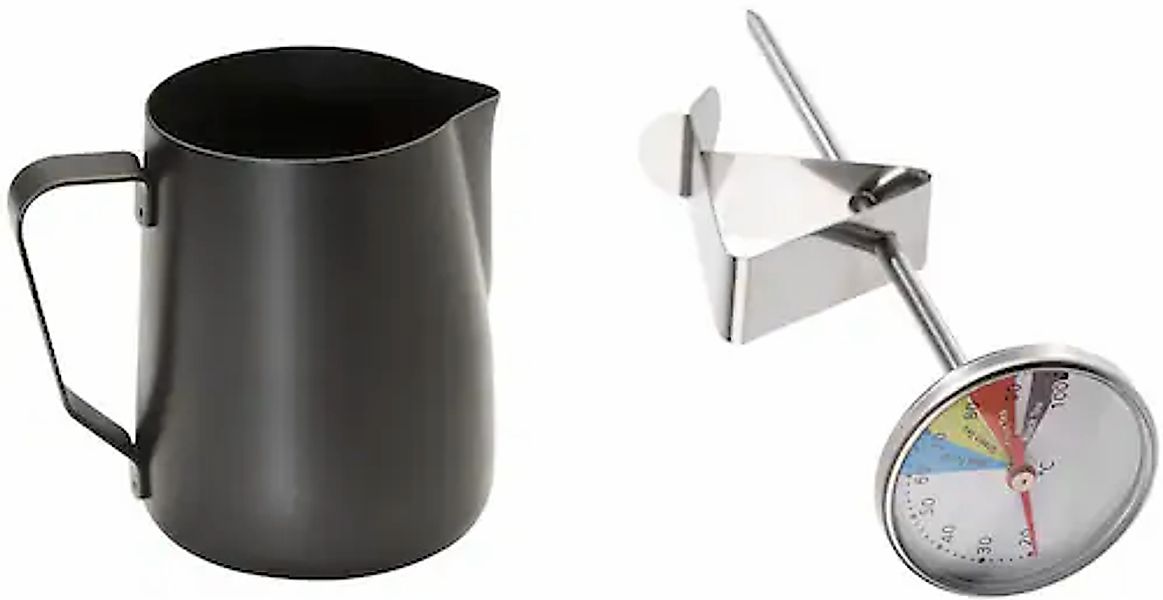Buddy's Milchkanne Set, Milchkanne;Thermometer, Edelstahl, inkl. Thermomete günstig online kaufen