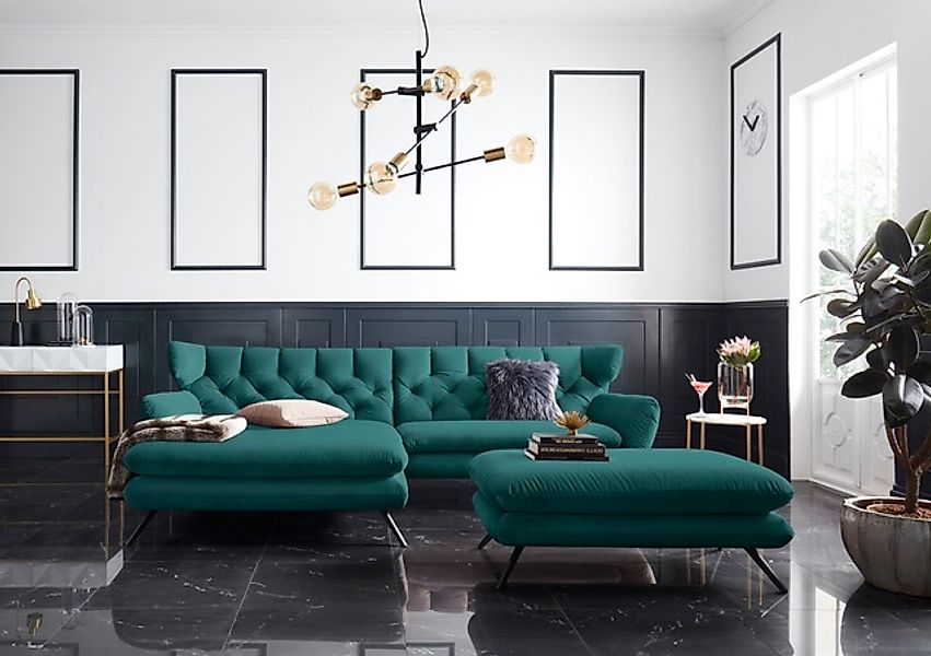 3C Candy Ecksofa »Beatrice Designsofa in moderner Retrooptik, bequem und ex günstig online kaufen