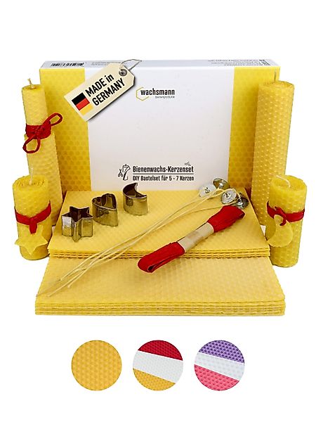 Wachsmann Bienenprodukte Bienenwachskerze zum selber machen günstig online kaufen
