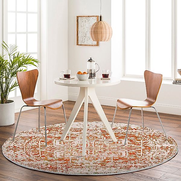 Livabliss Teppich "SYRACUSA" rund 11 mm Höhe ⌀160cm günstig online kaufen