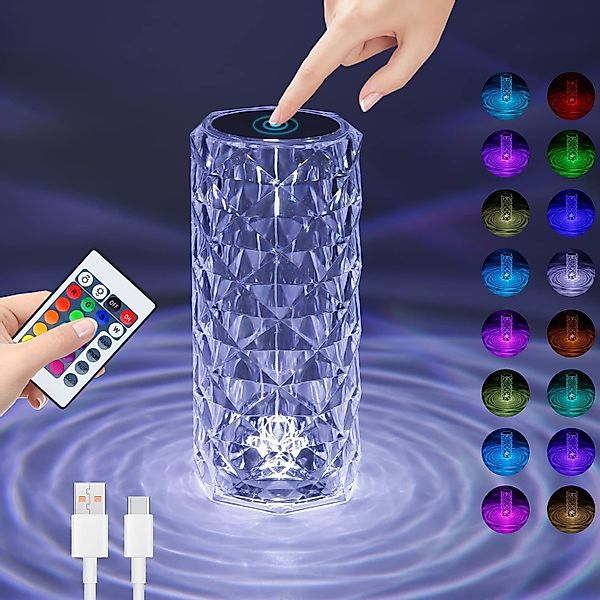 Nettlife LED Nachttischlampe Akku Tischleuchte dimmbar günstig online kaufen