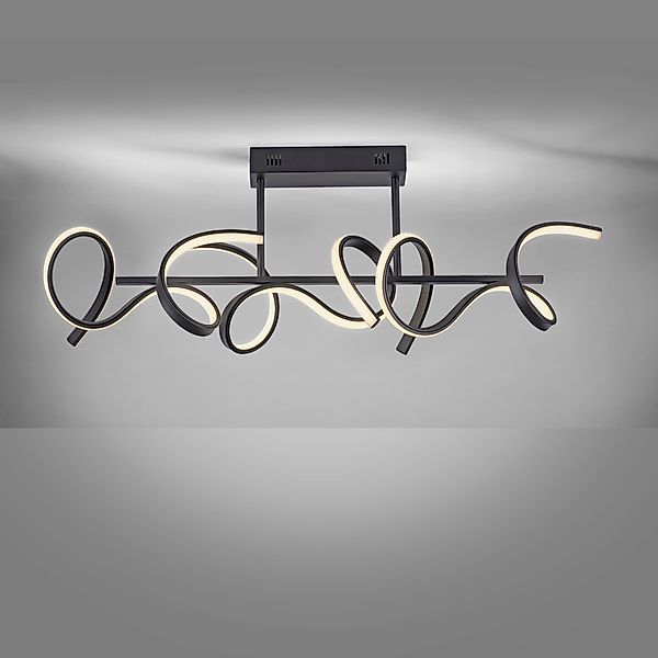 JUST LIGHT LED Deckenleuchte »CURLS«, 3 flammig, Leuchtmittel LED-Board   L günstig online kaufen